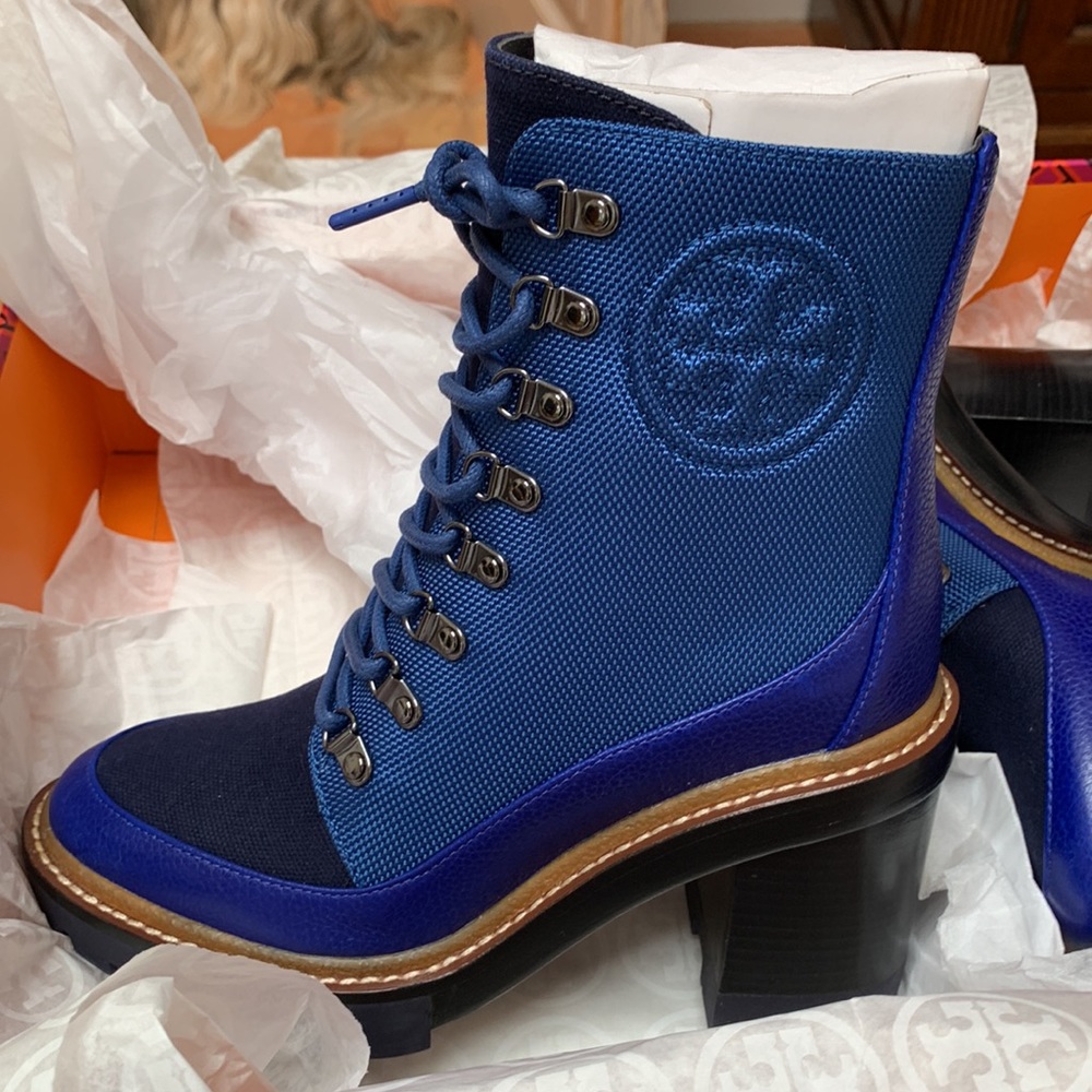 Tory Burch Miller Bootie, Nautical Blue/Navy/Marine. Size 5 US - Picture 1 of 6